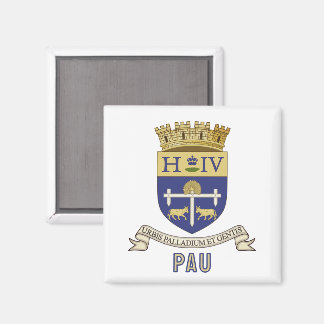 Íman Coat of Arms of Pau, Pyrénées-Atlantiques (FRANCE)