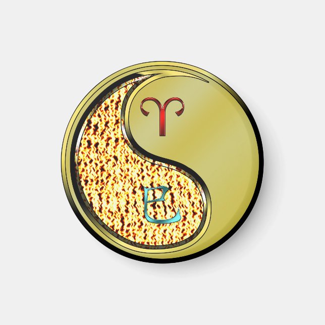 Íman Cobra de áries e metal (Frente)