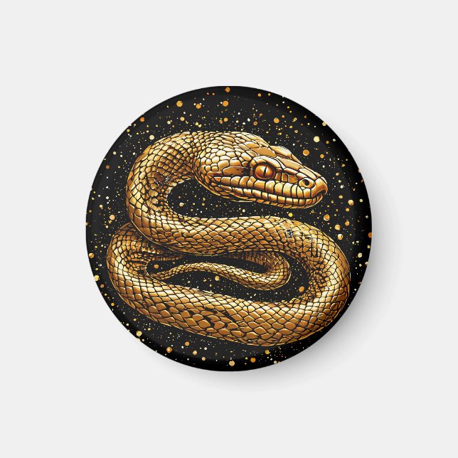 Íman Cobra dourada (Frente)