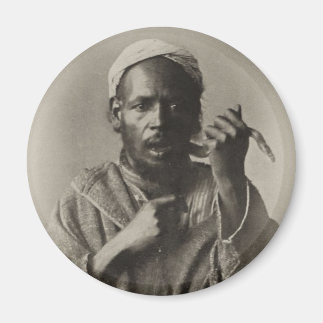 Íman Cobra em Tangier, Marrocos, 1913 (Frente)