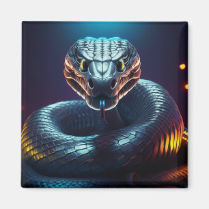 Íman Cobra Prateada Língua de Cobra Prateada