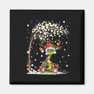 Íman Cobra Reindeer Hat Papai noel Árvore de Natal Engr