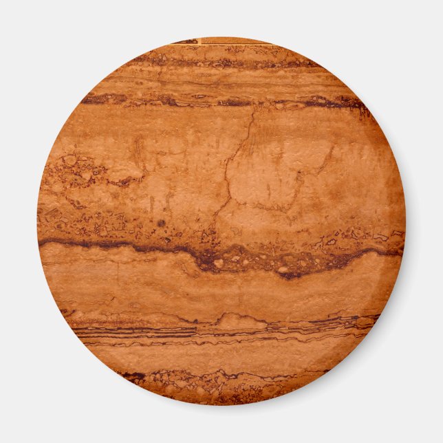 Íman Cobre Canyon Granite, dourado âmbar Montanhas Sedo (Frente)