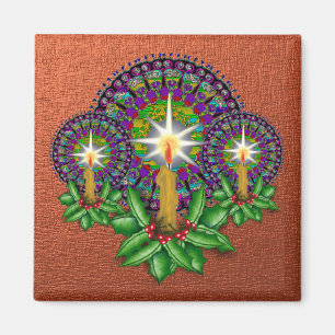 Íman Cobre do ímã do Natal do Victorian