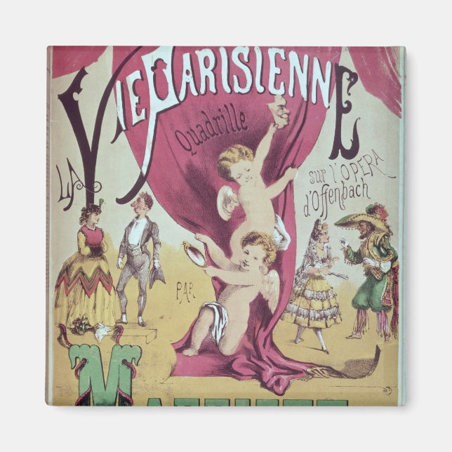 Íman Cobrir da partitura "La Vie Parisienne (Frente)