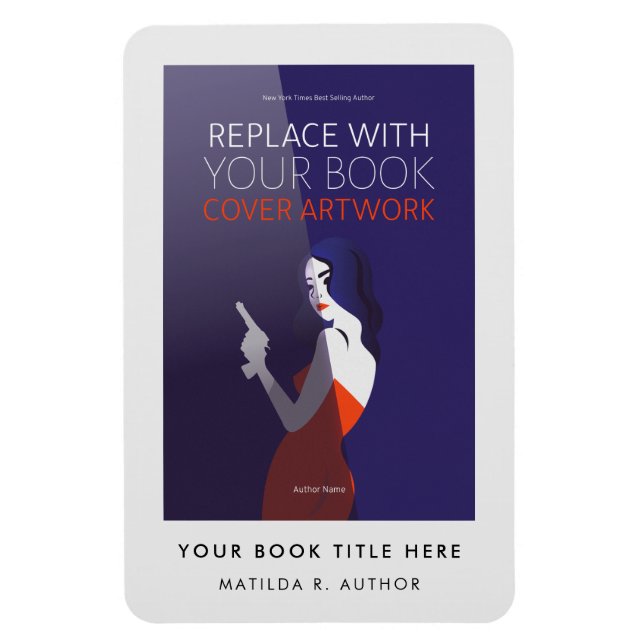 Íman Cobrir de Livro | Promocional de Lançamento do Liv (Vertical)