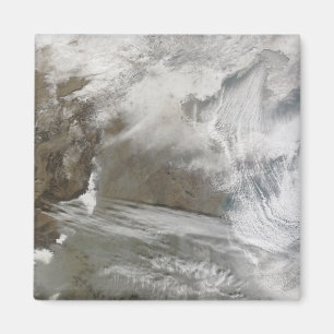 Íman Cobrir de neve circunda Bo Hai