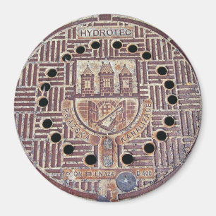 Íman Cobrir do esgoto do castelo de Praga