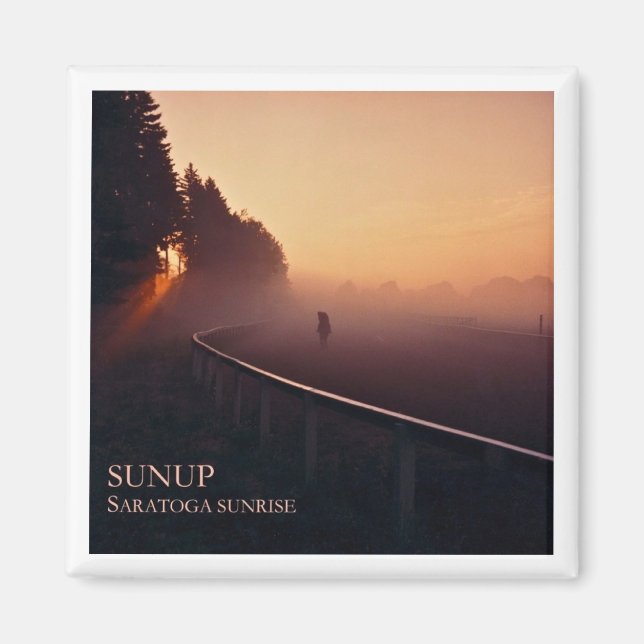 Íman Cobrir do nascer do sol de Saratoga (Frente)