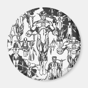 Íman Cobrir esmeralda do alvorecer, preto e branco