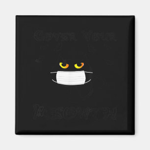 Íman Cobrir Meowth Halloween Divertido Máscara de Gato 