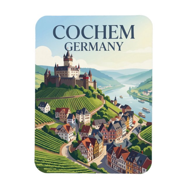 Íman Cochem Alemanha (Vertical)