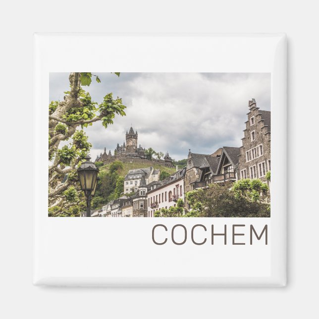 Íman Cochem Moselle Panorama Alemanha Souvenir (Frente)