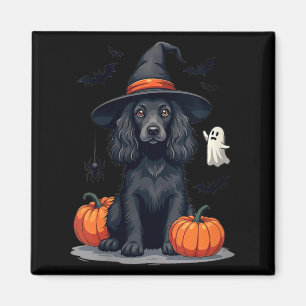 Íman Cocker Spaniel de Cachorro Tema de Halloween Femin