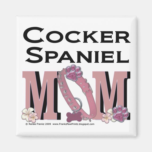 Íman Cocker Spaniel MOM (Frente)