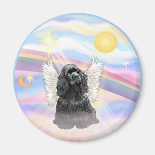 Íman Cocker Spaniel - preto