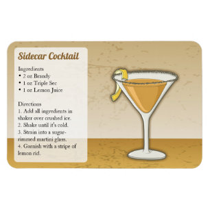 Íman cocktail Sidecar