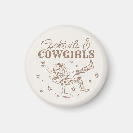 Íman Cocktails Bege e Favoritas de Cowgirl para Despedi