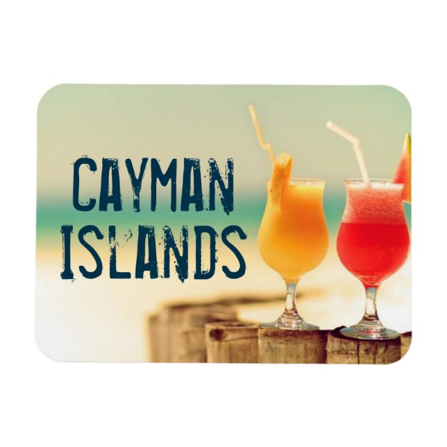 Íman cocktails das Ilhas Cayman (Horizontal)