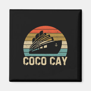Íman Coco Cay Byhamas Lembranças Vintage Retro