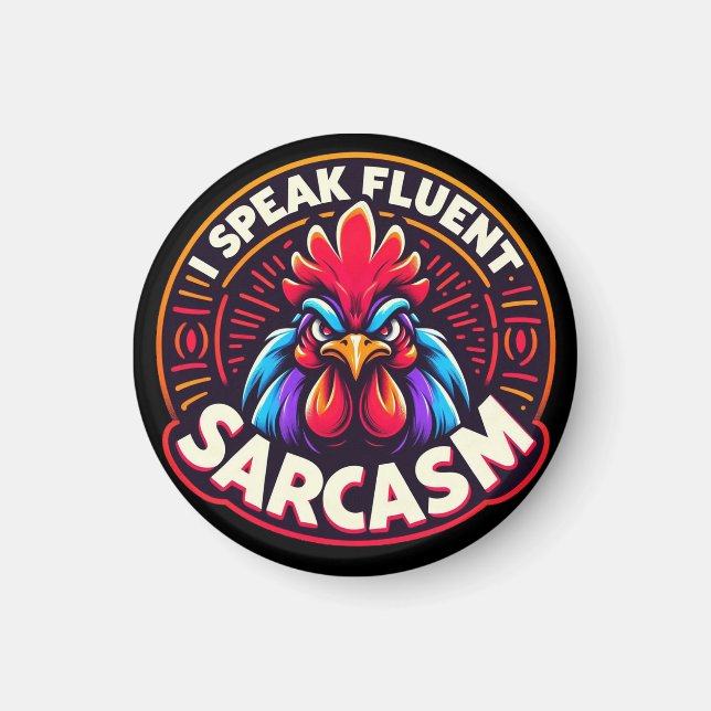 Íman "CoCo the Witty Rooster" Magnet (Frente)