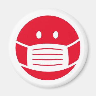 Íman Codificador de ícones de emoji de máscara sorrid