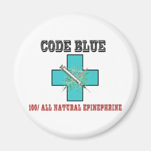 Íman Codifique o azul 100% toda a epinefrina natural