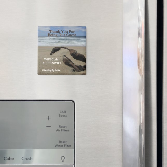 Íman Código de Acesso WiFi para Convidado da Casa de Pr (In Situ (Fridge))