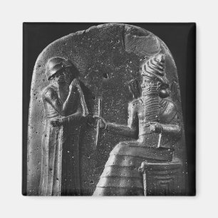 Íman Código de Hammurabi, parte superior do stele