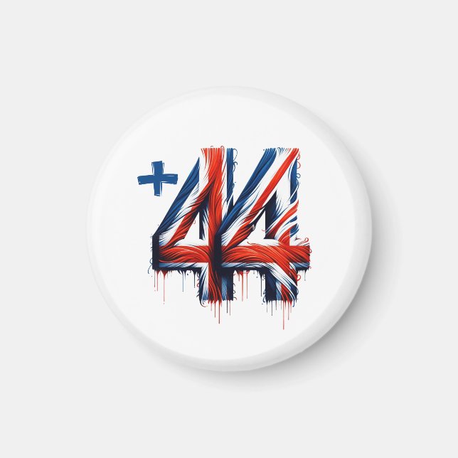 Íman Código do país do Reino Unido (Frente)