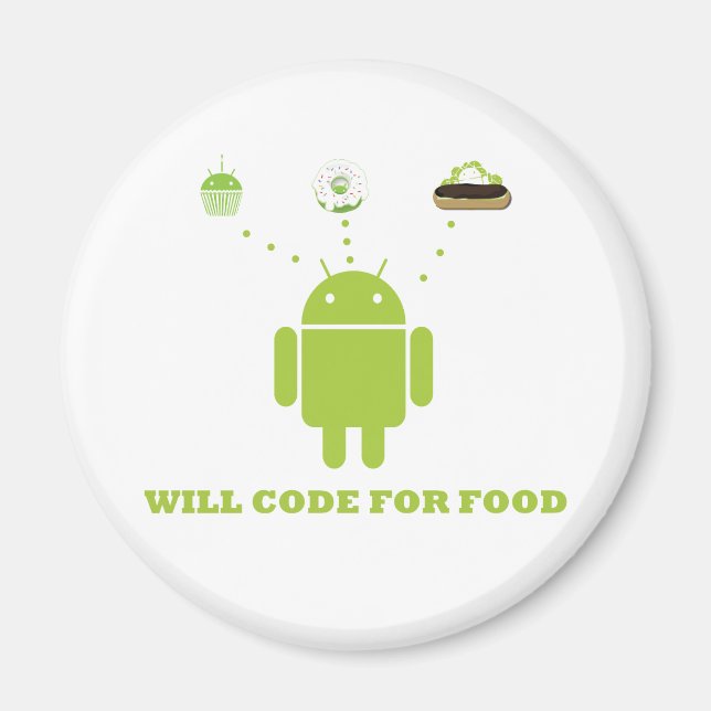 Íman Código para Comida (Programador de Software Androi (Frente)