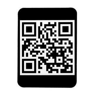 Íman Código QR Apenas Magneta de Fotografia Flexível