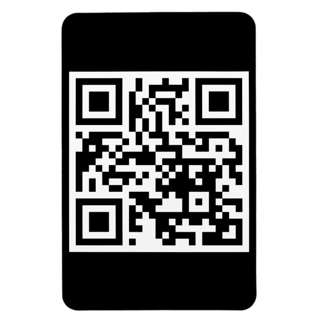 Íman Código QR Apenas Magneta de Fotografia Flexível (Vertical)