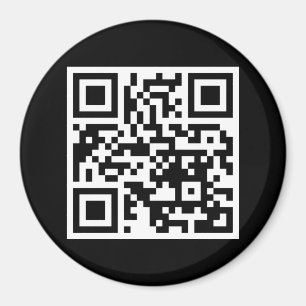 Íman Código QR Apenas Magnético Redondo