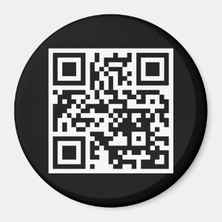 Íman Código QR Apenas Magnético Redondo