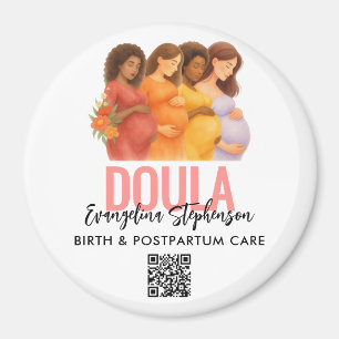 Íman Código QR Bonito Profissional Doula de Nascimento