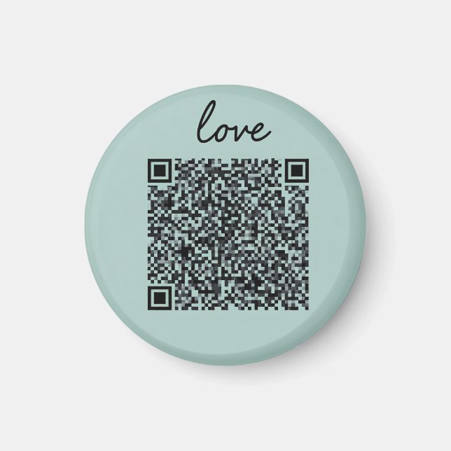 Íman Código QR de Amor (Frente)