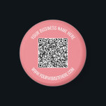 Íman Código QR e ímã personalizado de texto<br><div class="desc">Magnet com seu código QR e seu nome profissional personalizado Texto personalizado Nome comercial personalizado Site Promocional Magnets / Gift - Add Your QR Code - Image or Logo / Name - Company / Website ou E-mail ou telefone - Contact Information / Address - Reize and Move or Remove /...</div>