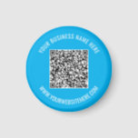 Íman Código QR e Imagem Profissional de Texto Personali<br><div class="desc">Cores personalizadas - Código QR e Texto personalizado Nome profissional personalizado Empresa Personalizado Nome do site do Promocional Suprimentos / Presente - Adicione seu código QR - Imagem ou logotipo / Nome - Empresa / Site ou E-mail ou telefone - Informações de contato / Endereço - Redimensionar e mover ou...</div>