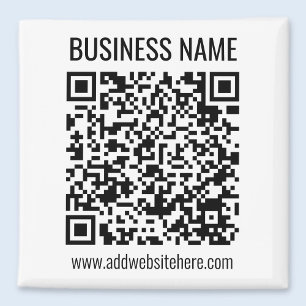 Íman Código QR instantâneo (digite o URL do seu site pa