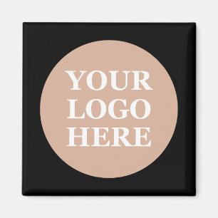 Íman Código QR preto elegante e elegante