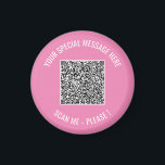 Íman Código QR Sua Mensagem Especial Oferta de Magnett<br><div class="desc">Escolha Cores e Fontes - Coloque suas informações especiais sobre o código QR e texto personalizado Imagens modernas personalizadas / presentes - Adicione seu código QR - Imagem ou logotipo - foto / texto - Nome ou outras informações / mensagem - Redimensionar e mover ou remover / adicionar elementos -...</div>