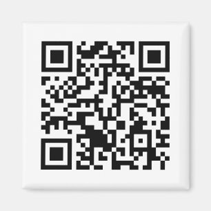 Íman Código Rickrolled do rolo QR do rick