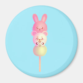 Íman Coelhinho Bonito, Urso E Sapo Dango Glossy Poster