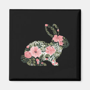 Íman Coelhinho Floral de Primavera Coelho da Páscoa Bon