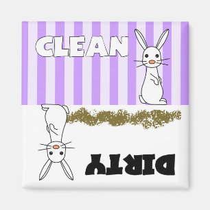 Íman Coelho Cinto Limpo / Lava-louça Suja