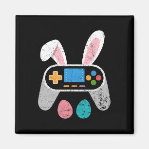 Íman Coelho da Páscoa de videogame engraçado controle d