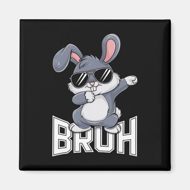 Íman Coelho Dabbing Páscoa Bruh1  (Frente)