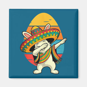 Íman Coelho dabbing vintage retrô mexicano páscoa