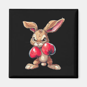 Íman Coelho de Páscoa Bunny Boxer Boxe Kickboxing Artés